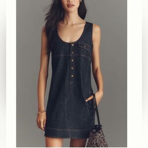 Anthropologie Pilcro Denim Snap-Front
Mini Dress. Size M. MSRP $148